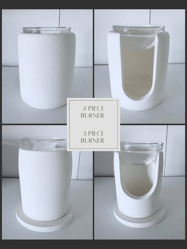 *NEW STYLE* Made-To-Order 2 Piece Handmade Tealight Burner (Various Designs)