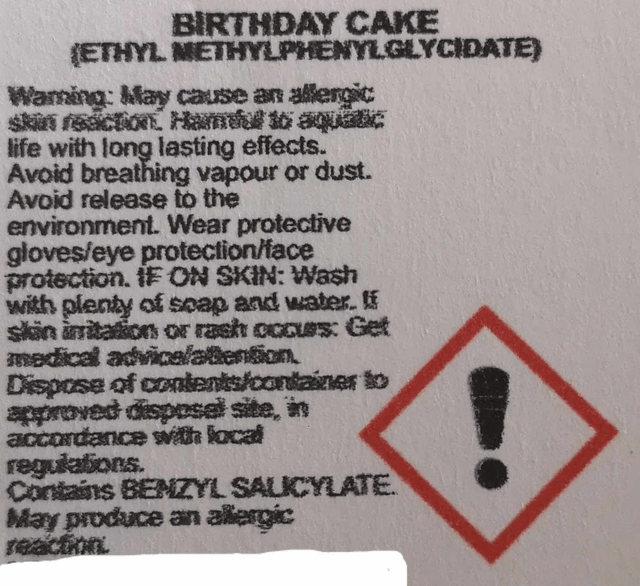 Birthday Cake Wax Melt Large Segment Clam 100g