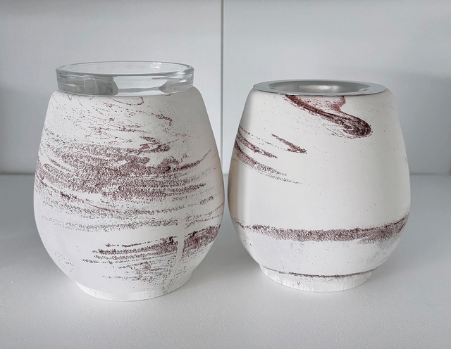 Made-To-Order Brown Marble Handmade Stone Tealight Burner
